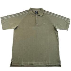 NWT adidas Core Polo Shirt Olive Green Short Sleeve Cotton Golf - Men's XL